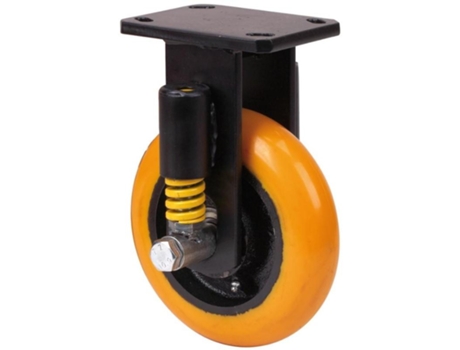 Rueda fija 17hlse150-huab suspension poliur.naranja eje bolas balona ALEX
