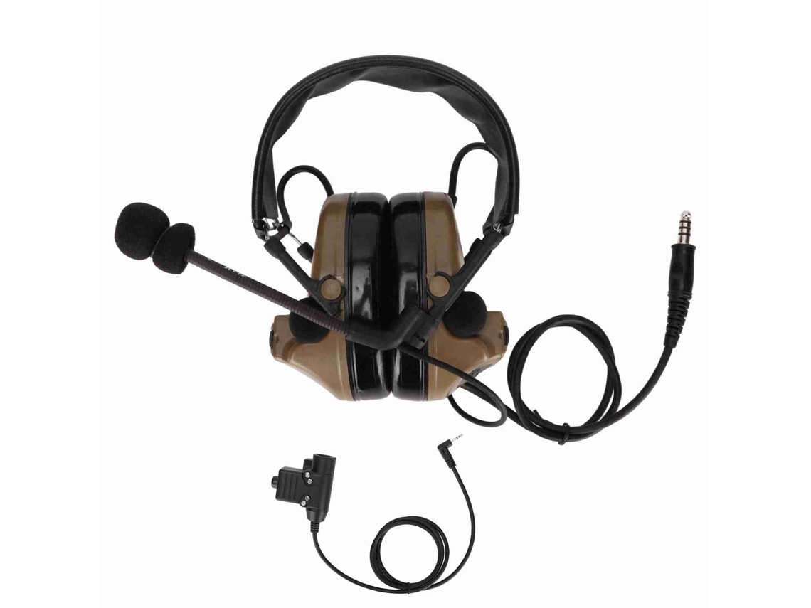 Auriculares militares con reducción de ruido y captación de sonido