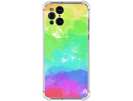 Carcasa Oppo Find X3 Pro 5G TUMUNDOSMARTPHONE Acuarela 03 Multicolor