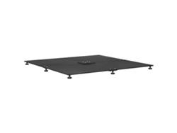 Base de sombrilla negra 100 x 100 x 4 cm Acero MAISON EXCLUSIVE