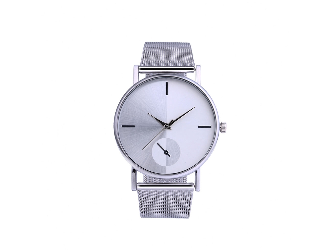 Reloj de pulsera analógico de cuarzo Zhoulianfa Casal con correa de PU (azul)