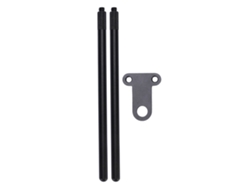 Advertencia sobre mordeduras: Barra de metal de aluminio para pesca de carpas (L)