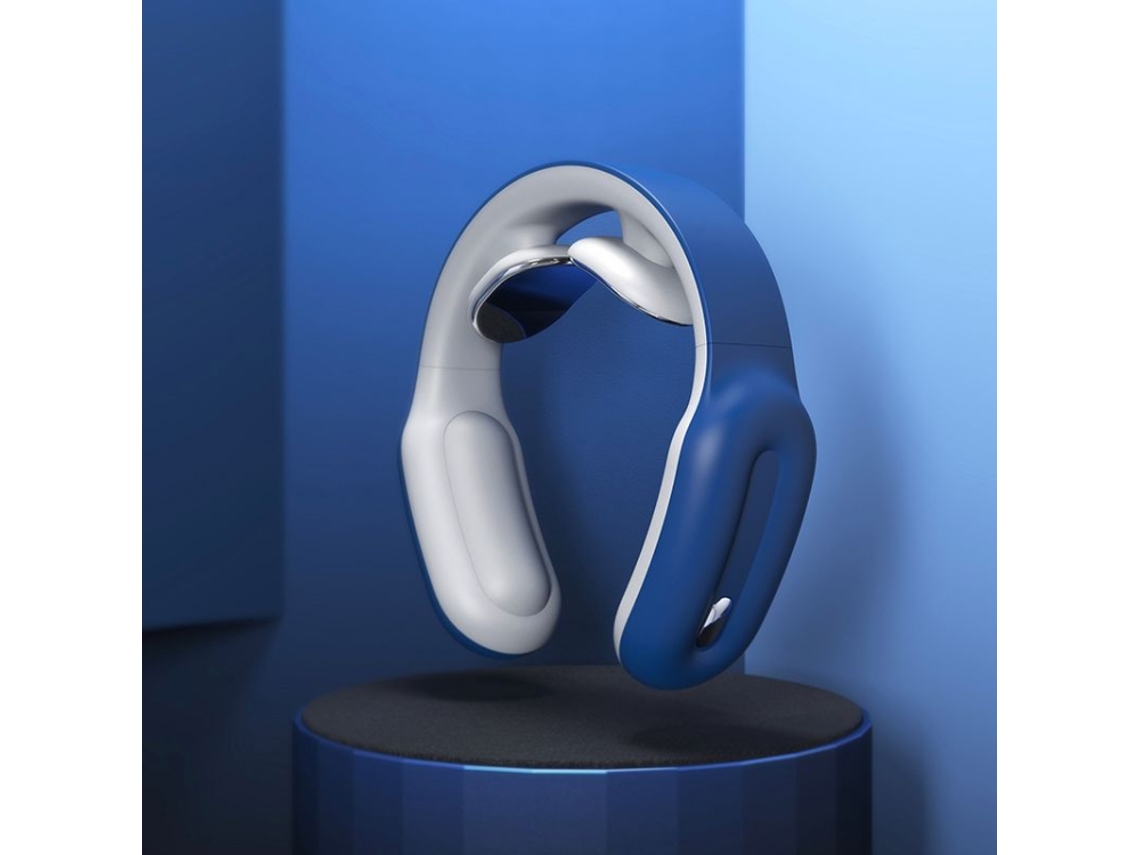 (azul) Mini Masajeador Eléctrico De Hombros Y Cuello Con Control Remoto Inteligente/masajeador De Columna Cervical