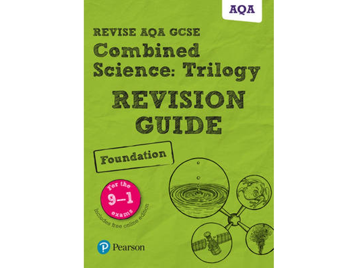 Libro Pearson REVISE AQA GCSE (9-1) Combined Science Trilogy Foundation Revision Guide (Inglés)