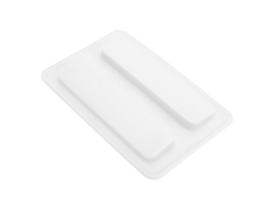 Tapa De Silicona Para Tostadora, 15,8 X 10,4 X 1,2 Cm, Protectora Contra El Polvo, Blanca, Reutilizable.