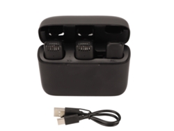 Micrófono De Solapa Inalámbrico Con Reducción Ruido Hifi Plug And Play, Incluye Estuche Carga Para