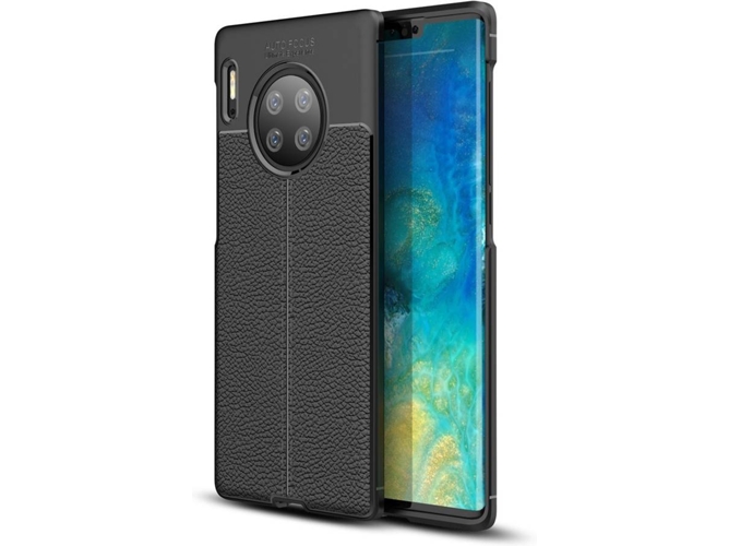 Funda Huawei Mate 30 Pro PHONESHIELD Rugged Leather Negro