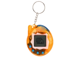 Llavero De Juguete Portátil Con Mascota Virtual, Juego Interactivo, Juguete Electrónico Para Niños, Color Naranja.