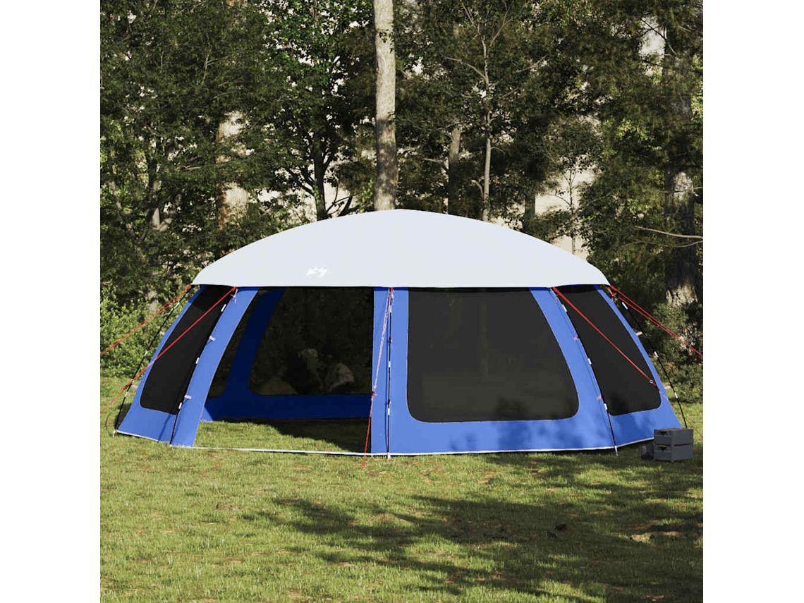 Carpa Para Piscina Con Desmontables Y Paredes Azul 690x690 Cm
