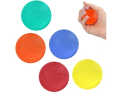 5 Pelotas Para Rehabilitación, Alivio Del Estrés, Ejercicio De Manos Y Desarrollo De La Fuerza.