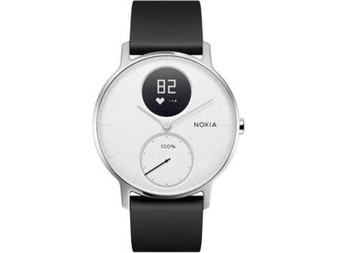 Reloj deportivo NOKIA Steel HR36mm (Bluetooth - Hasta 25 meses de autonomía - Blanco)