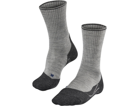 Medias FALKE Lana Hombre (46-48 - Gris)