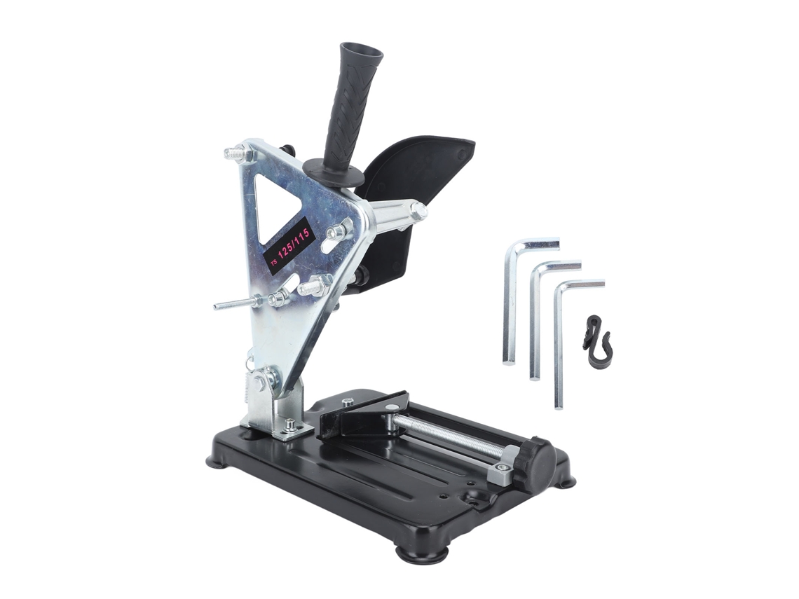 Soporte Ajustable De 45 Grados Para Amoladora Angular Con Base De Hierro Resistente Para Cortar Y Pulir.