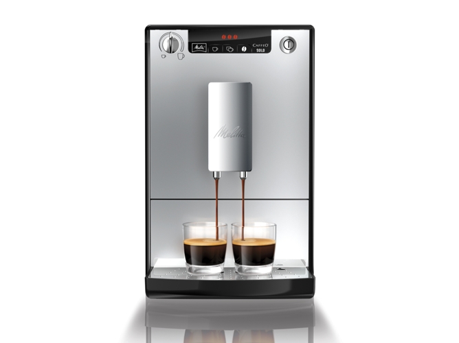 Cafetera MELITTA Caffeo Solo Gris (15 bar - 3 Niveles de Molienda)