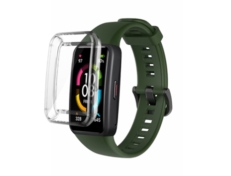 Correa de Silicona para Huawei Band 6 - verde oscuro