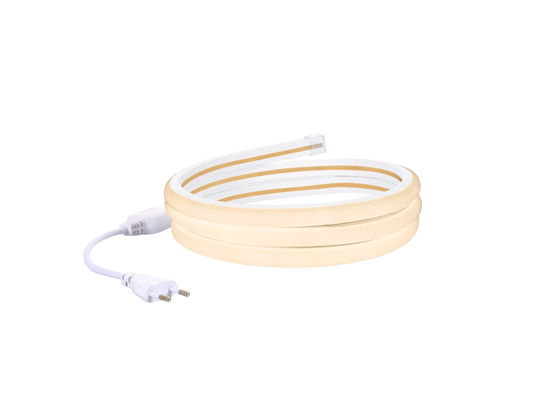 Tira Led Neón Regulable 220v Bobina 50m Blanco Neutro Semicircular 180 7.5w/m Corte 100cm Ip67 4000k Branco Neutro