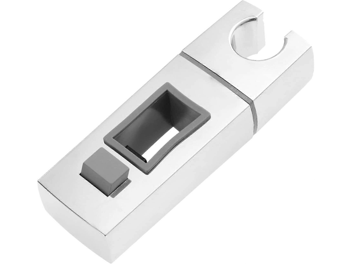 Soporte Deslizante Para Ducha De Mano 18x30mm Rectangular/cuadrado Reemplazable Abs Cromado Baño