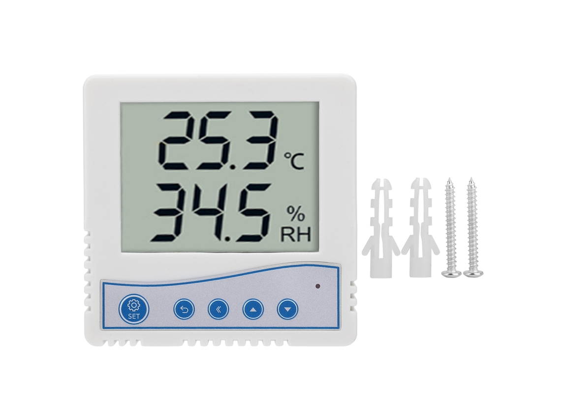 Transmissor Industrial De Temperatura E Umidade De Alta Precisão Com Display Lcd Rs485