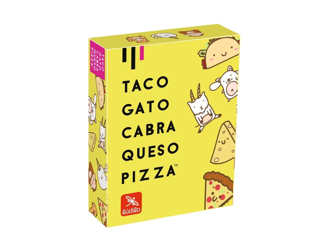 Juego de Mesa LUDILO Taco Gato Cabra Queso Pizza (Español - Edad Minima: 18 años)