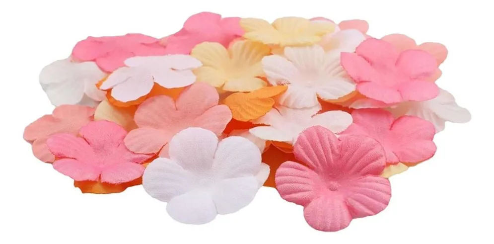 Nuevas flores artificiales para manualidades, mini pétalos Devayotoy