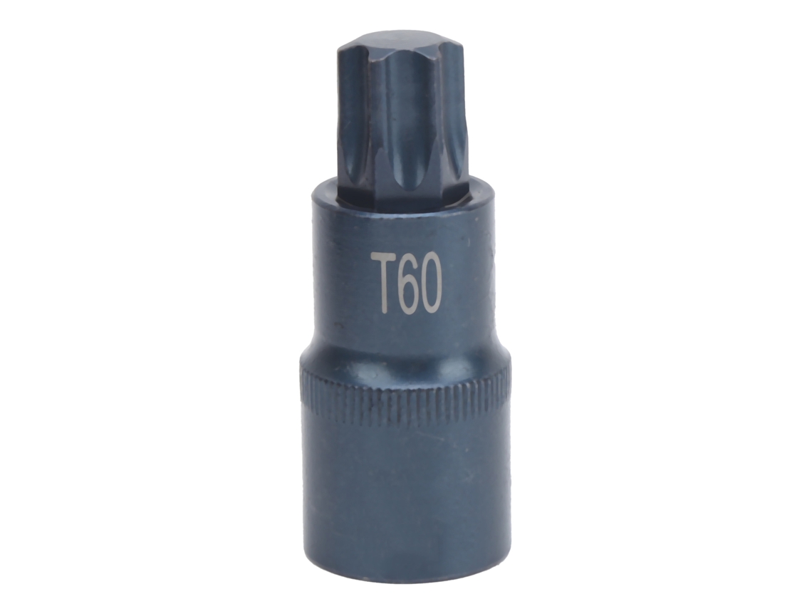Llave De Vaso Star Alloy Steel S2 Antioxidante 1/2x55xt60 Herramienta Eléctrica Rápida Hardware Industrial Azul