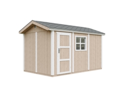 Casa De Jardim Qualidade Premium 8,68 M² A252x250x412 Cm Com Piso E Telhas Betuminosas Timbela M914 Terra Marrom