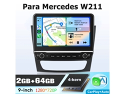 Mercedes W211 Hexinex Android 15 2gb+64gb Wi-Fi GPS BT Carplay 4 núcleos