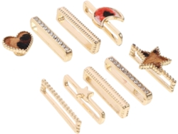45 Piezas De Dijes Decorativos Para Correas De Anillos Y Tachuelas Decorativas Para Relojes