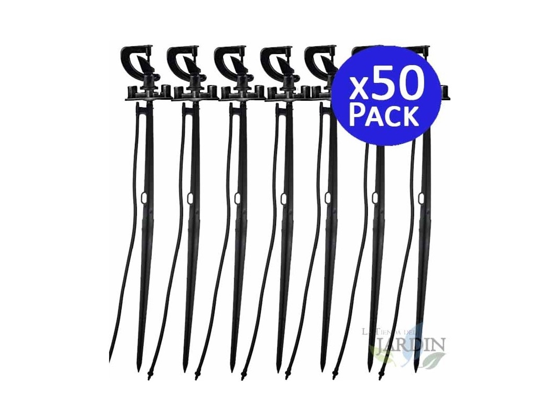 Microaspersor de Riego Bailarina Invertida 360º Con Estaca de 40 Cm Pack 50 SUINGA