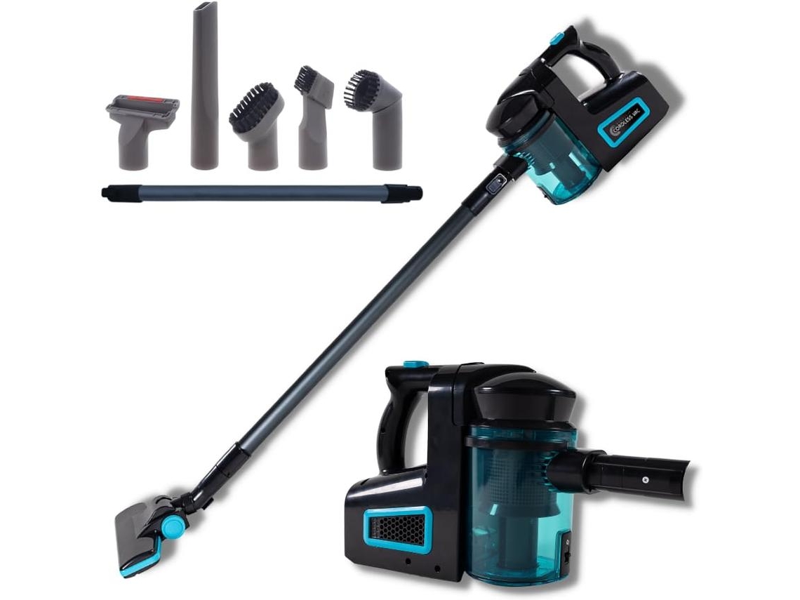 Aspiradora escoba sin Cable STARLYF Cordless Vac Black Edition Aspiradora vertical multifunción sin Bolsa 2 Velocidades Accesorios
