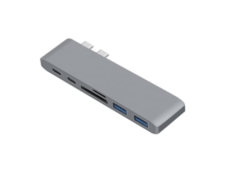 Hub CO-PHÉNIX 6 em 1 para Macbook Pro Cinzento