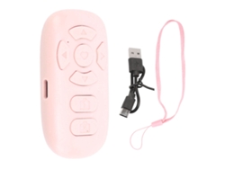 Controle Remoto Sem Fio Para Virar Páginas Bt V4.2 Universal Para Android Ios Smartphones Tablets Rosa