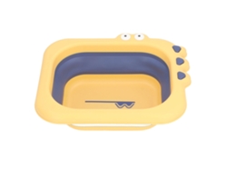 Lavadora De Pañales Baby Clean Rinse, Plegable, Multifuncional, Portátil, Amarilla