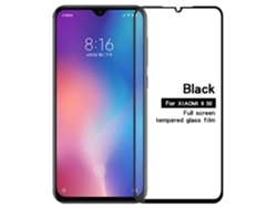 EVELATUS Full Cover 2.5D Glass Xiaomi Mi 9 Se Antiestático / Pegamento Japón Negro