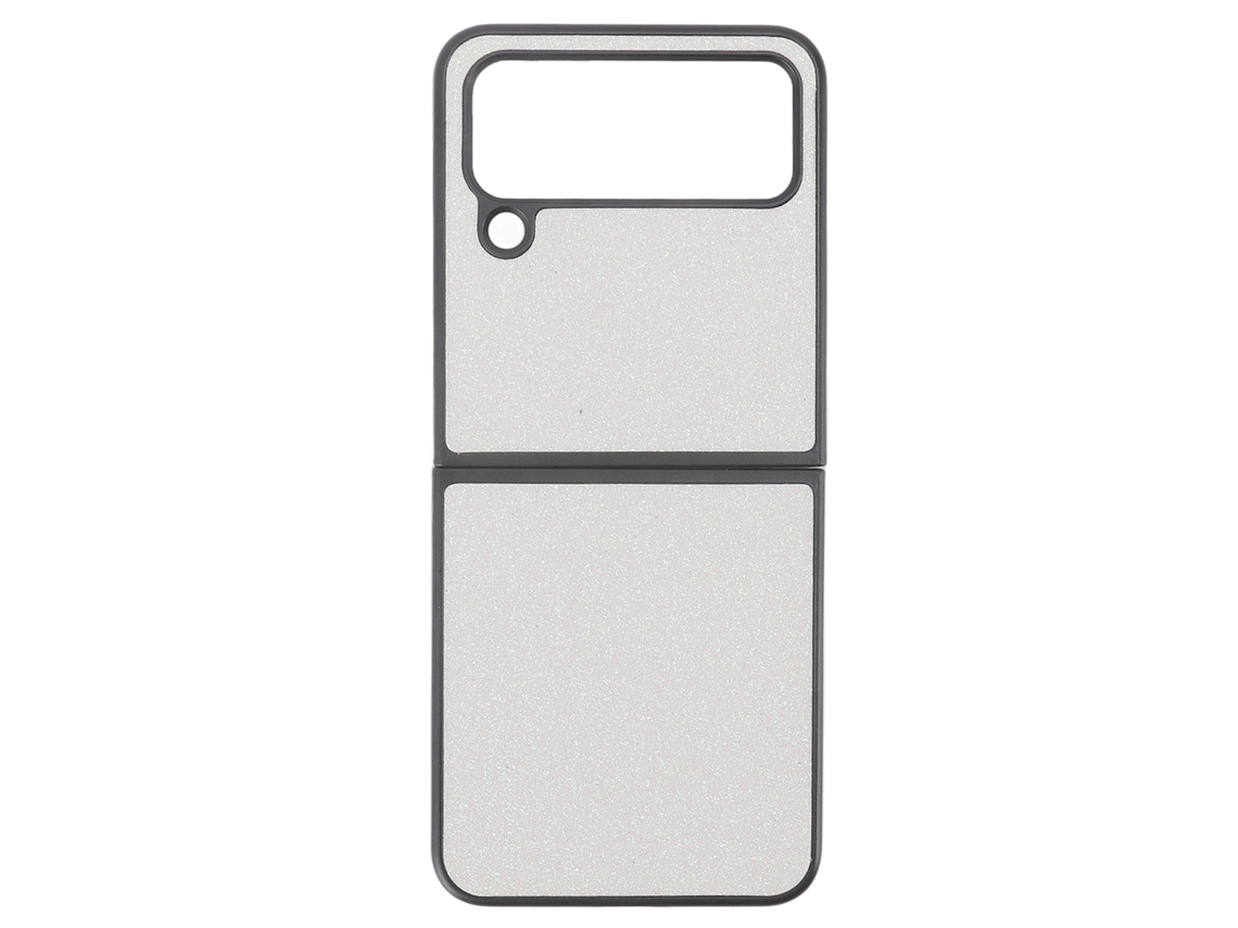 Capa Para Samsung Galaxy Z Flip 4 Brilhante Com Forro Camurça Abs Resistente A Arranhões Tela Dobrável