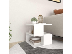 Mesa auxiliar | Mesa de comedor 40x40x40 cm, derivados de madera, blanca