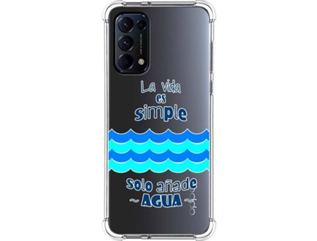 Carcasa Oppo Find X3 Lite 5G TUMUNDOSMARTPHONE Agua Multicolor
