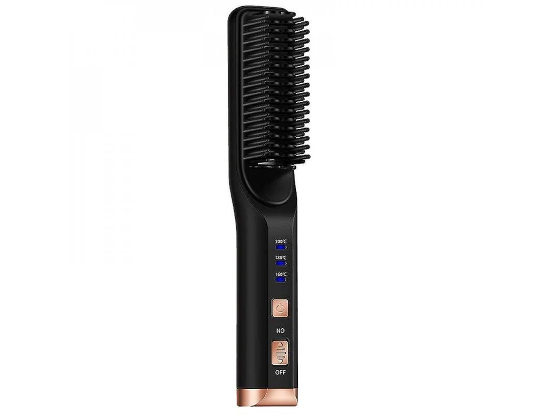 Peine De Lissage Et Bouclage Sans Fil Ionique Recargable Usb 2 En 1 160-200°c 4000mah