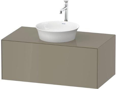 DURAVIT Tulip blanco, mueble de pared, ancho 1000 x fondo 550mm, con 1x extraíble, con tecnología tip-on, WT49760