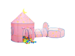 Tienda De Juegos Para Niños Con 250 Bolas Rosa 301x120x128 Cm