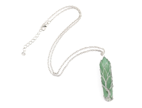 Collar Hexagonal Cristal - Aventurina Verde Collar Hexagonal Cristal - Aventurina Verde JEIIBRZUI