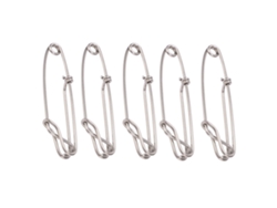 2026rebe-5pcs/set Clip De Pesca Longline Resistente A La Corrosión Clip Atún Para Pesca Oceánica 2.0x80mm