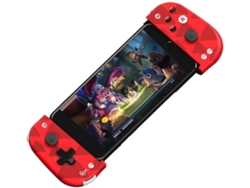 YIZHOOD Controlador de juegos móvil Controlador de juegos Bluetooth Joystick inalámbrico Gamepad para teléfonos Android Ios Ligero y portátilrojo YIZHOOD