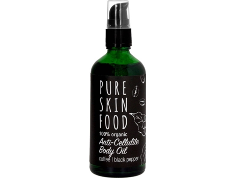 Aceite Corporal PURE SKIN FOOD Café y Pimienta Negra Anticelulítico (100 ml)