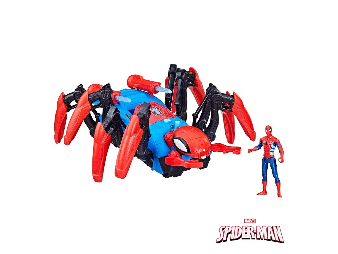 Figura de Acción SPIDER-MAN Marvel Vehículo aracnolanzador (Edad Mínima: 4 años)
