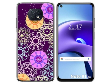 Carcasa Xiaomi Redmi Note 9T 5G TUMUNDOSMARTPHONE Dibujos Multicolor