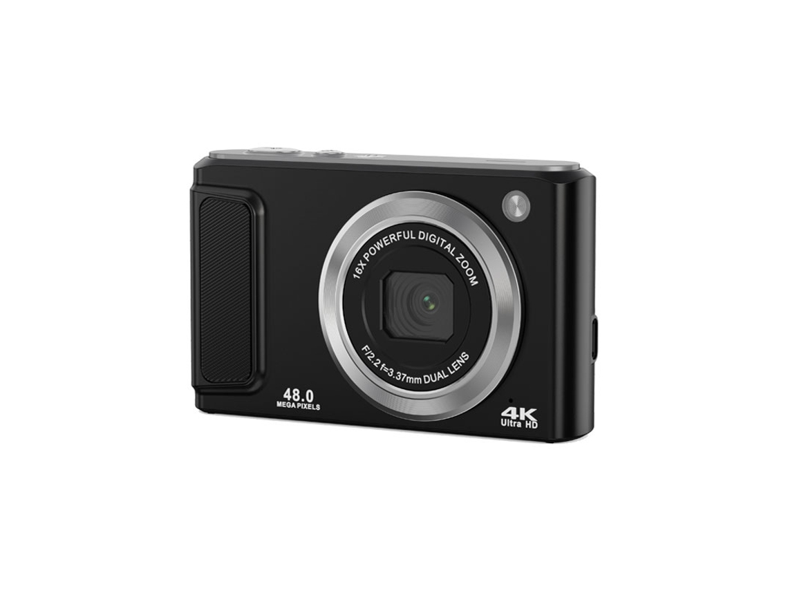 Cámara fotos digital SZSMART compacta DC308 4K 48MP Pantalla de 2,8 pulgadas - Negro