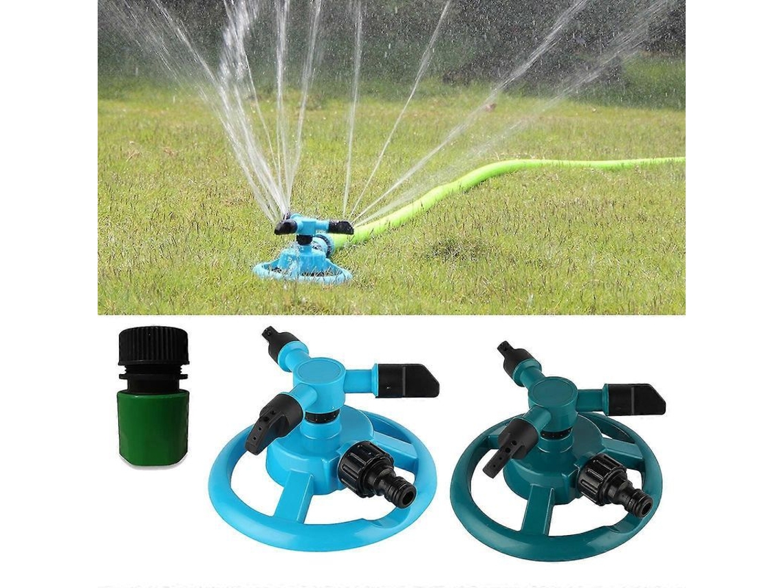 Sistema De Riego Por Aspersión Para Jardín Y Césped Con Rotación Automática De 360 Grados.