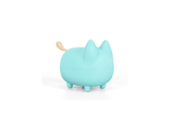 Altavoz Bluetooth pequeño, adorable mini altavoz inalámbrico con forma de gato, sonido estéreo potente, micrófono integrado, graves potentes, emparejamiento D