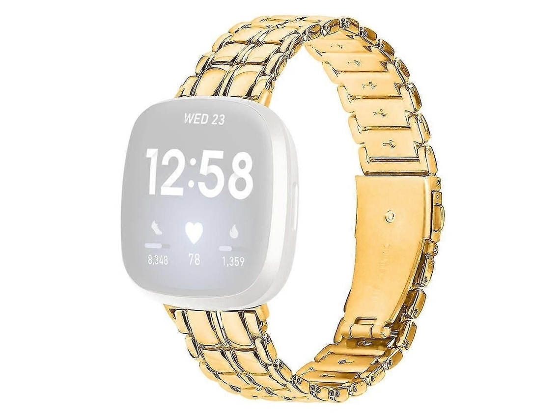 Pulseira De Metal De Substituição Para Smartwatch Fitbit Versa 4/sense 2